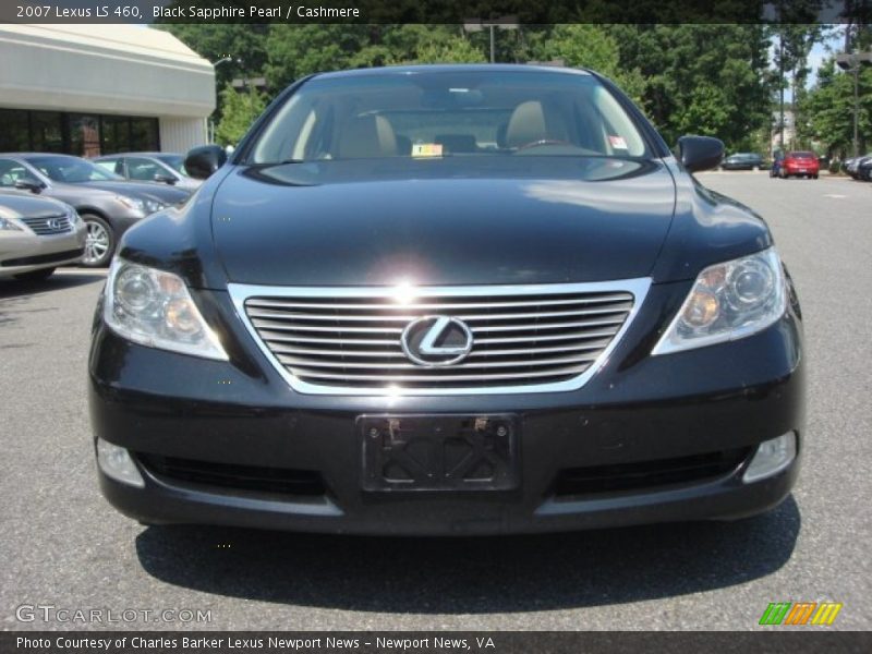 Black Sapphire Pearl / Cashmere 2007 Lexus LS 460