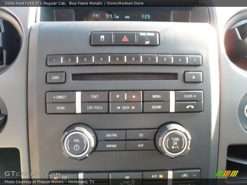 Blue Flame Metallic / Stone/Medium Stone 2009 Ford F150 STX Regular Cab