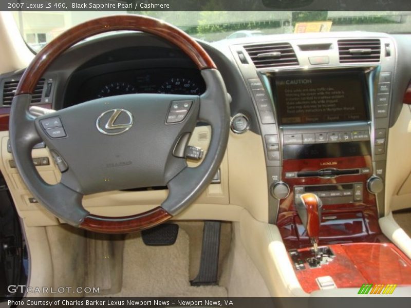 Black Sapphire Pearl / Cashmere 2007 Lexus LS 460