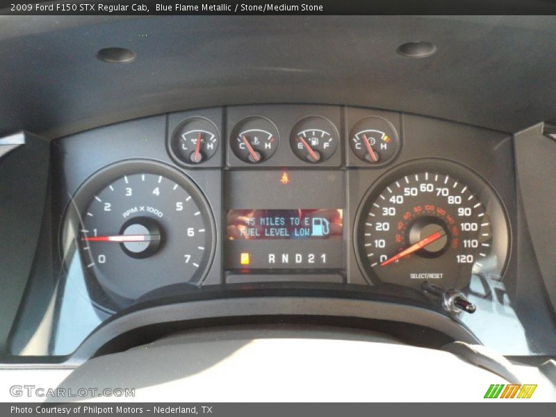 Blue Flame Metallic / Stone/Medium Stone 2009 Ford F150 STX Regular Cab