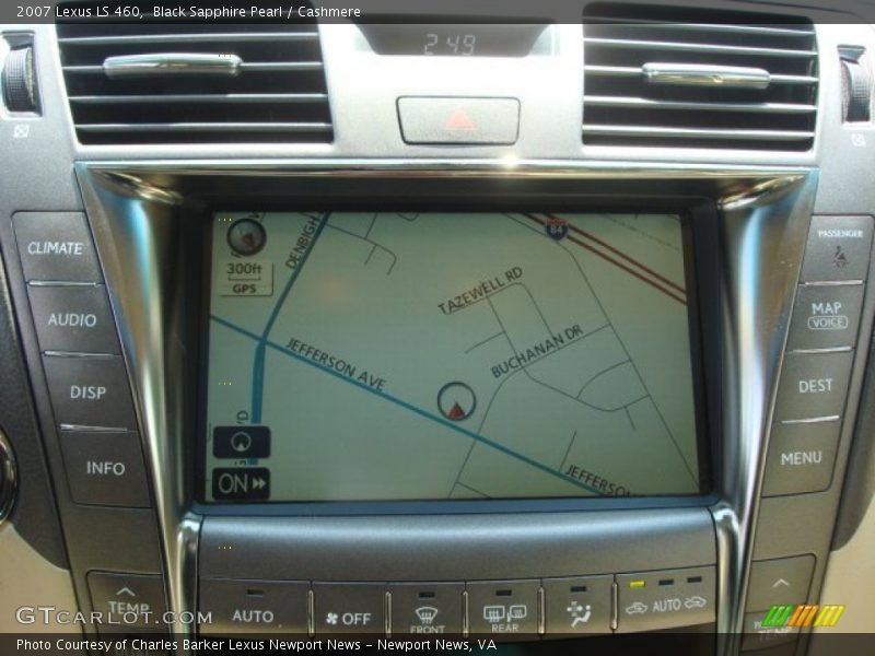 Black Sapphire Pearl / Cashmere 2007 Lexus LS 460