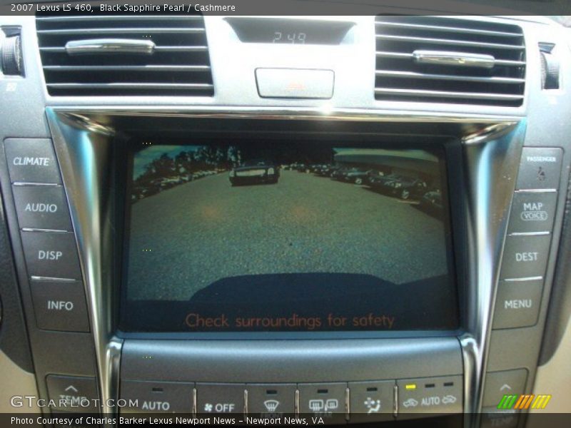 Black Sapphire Pearl / Cashmere 2007 Lexus LS 460