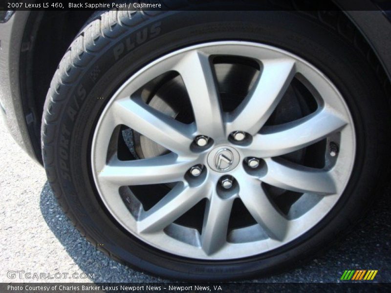 Black Sapphire Pearl / Cashmere 2007 Lexus LS 460