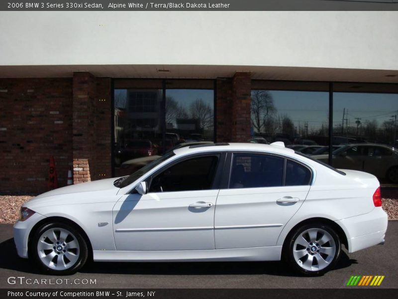 Alpine White / Terra/Black Dakota Leather 2006 BMW 3 Series 330xi Sedan