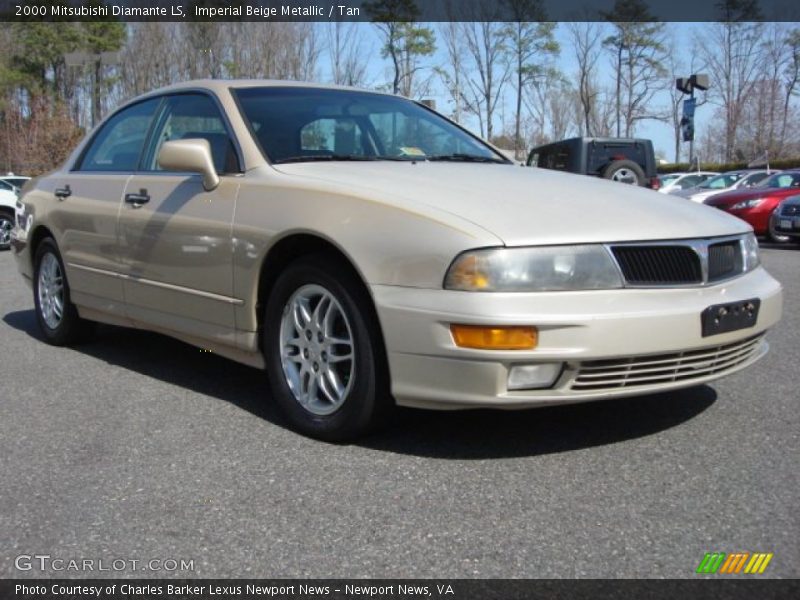 Front 3/4 View of 2000 Diamante LS