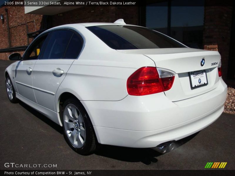 Alpine White / Terra/Black Dakota Leather 2006 BMW 3 Series 330xi Sedan