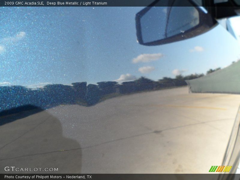 Deep Blue Metallic / Light Titanium 2009 GMC Acadia SLE