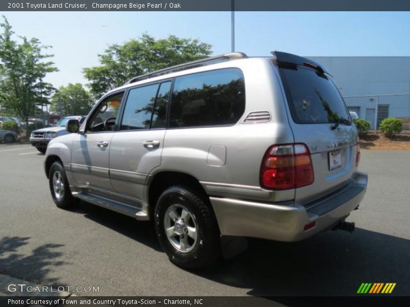 Champagne Beige Pearl / Oak 2001 Toyota Land Cruiser