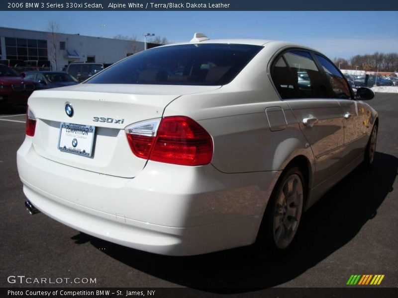 Alpine White / Terra/Black Dakota Leather 2006 BMW 3 Series 330xi Sedan