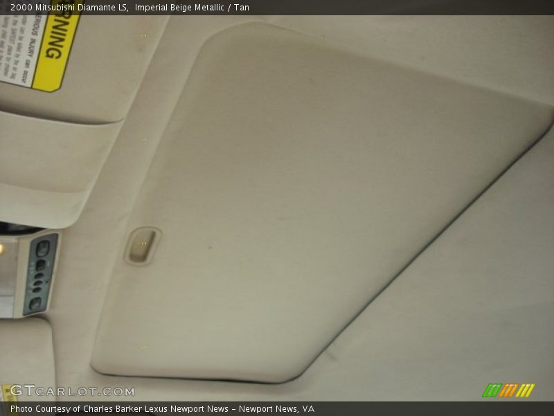 Sunroof of 2000 Diamante LS