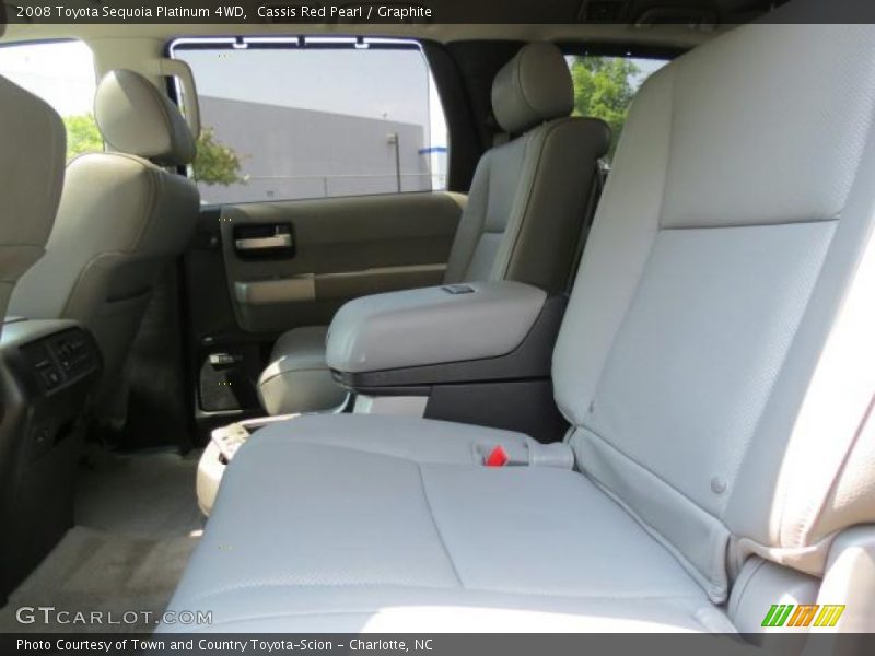 Cassis Red Pearl / Graphite 2008 Toyota Sequoia Platinum 4WD
