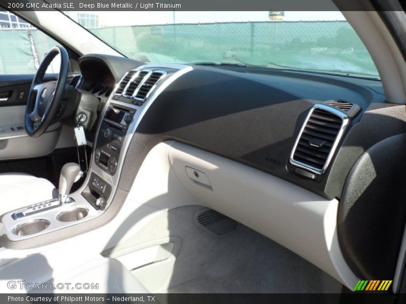 Deep Blue Metallic / Light Titanium 2009 GMC Acadia SLE