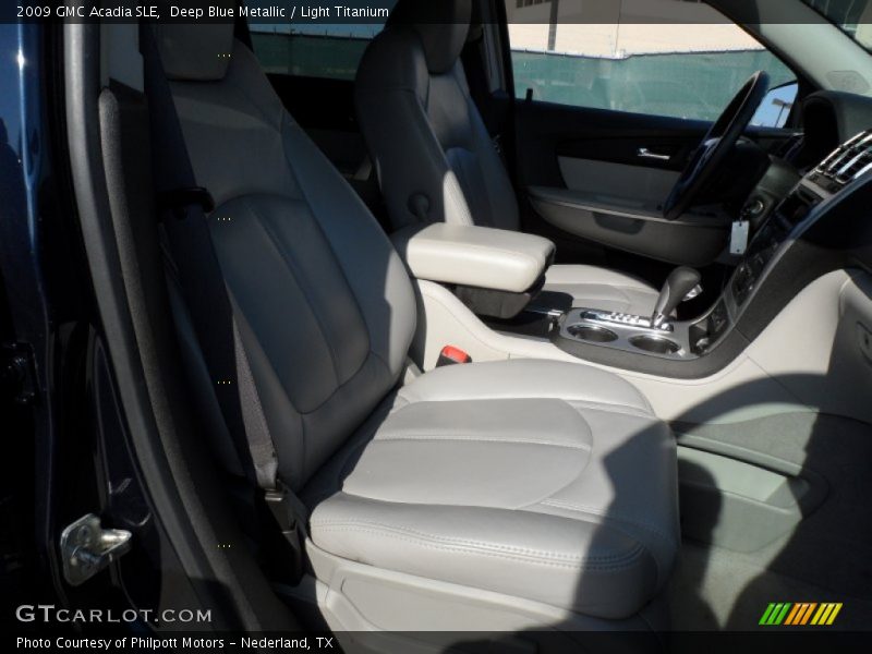 Deep Blue Metallic / Light Titanium 2009 GMC Acadia SLE