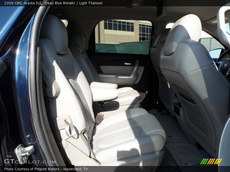 Deep Blue Metallic / Light Titanium 2009 GMC Acadia SLE