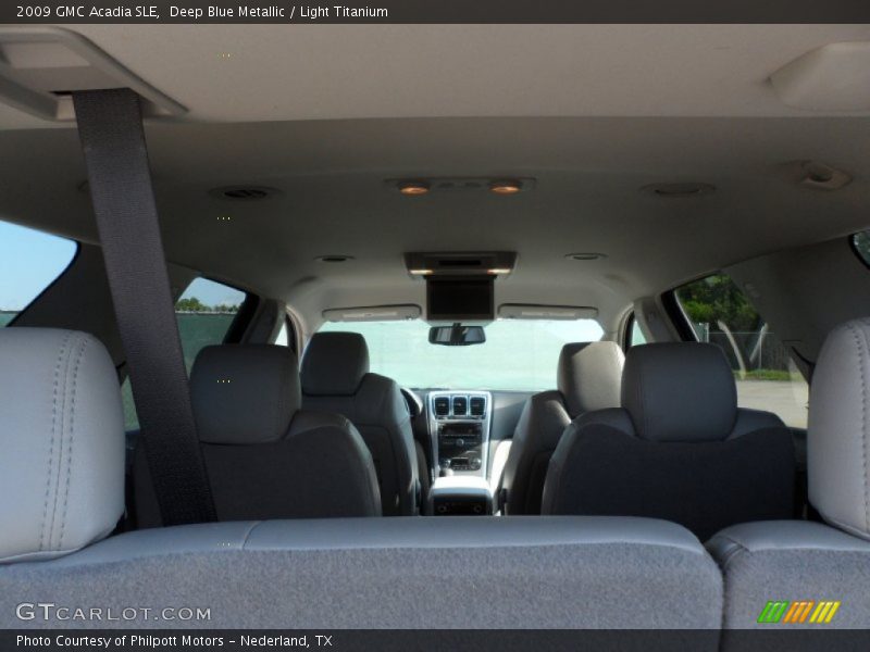 Deep Blue Metallic / Light Titanium 2009 GMC Acadia SLE