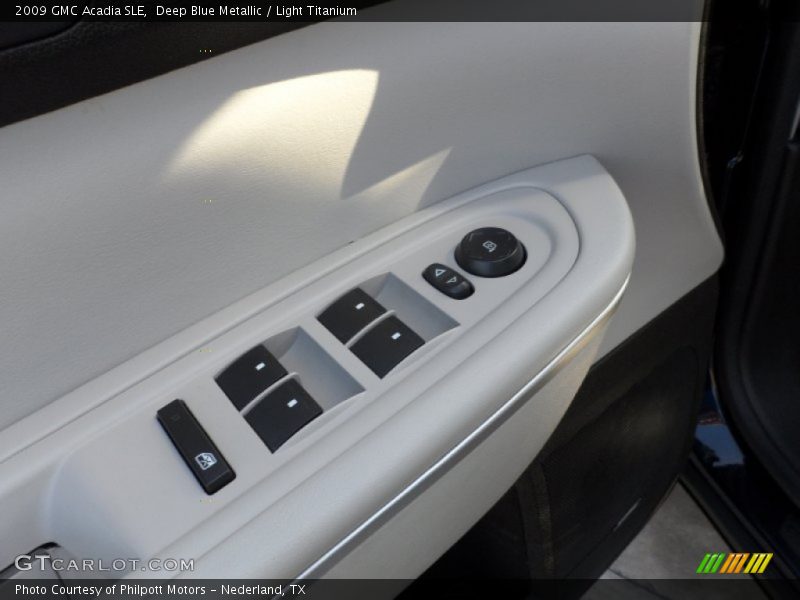 Deep Blue Metallic / Light Titanium 2009 GMC Acadia SLE