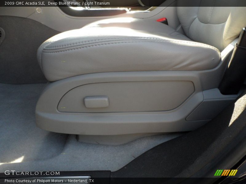 Deep Blue Metallic / Light Titanium 2009 GMC Acadia SLE