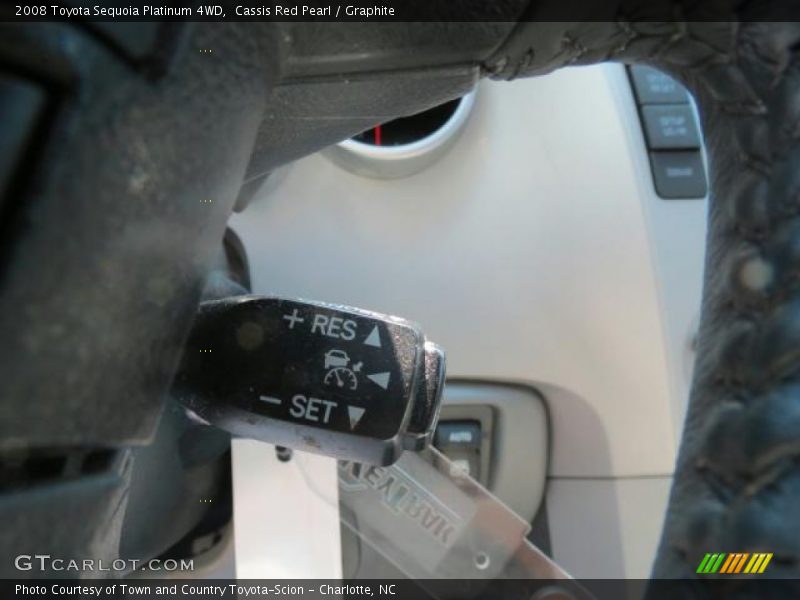 Cassis Red Pearl / Graphite 2008 Toyota Sequoia Platinum 4WD