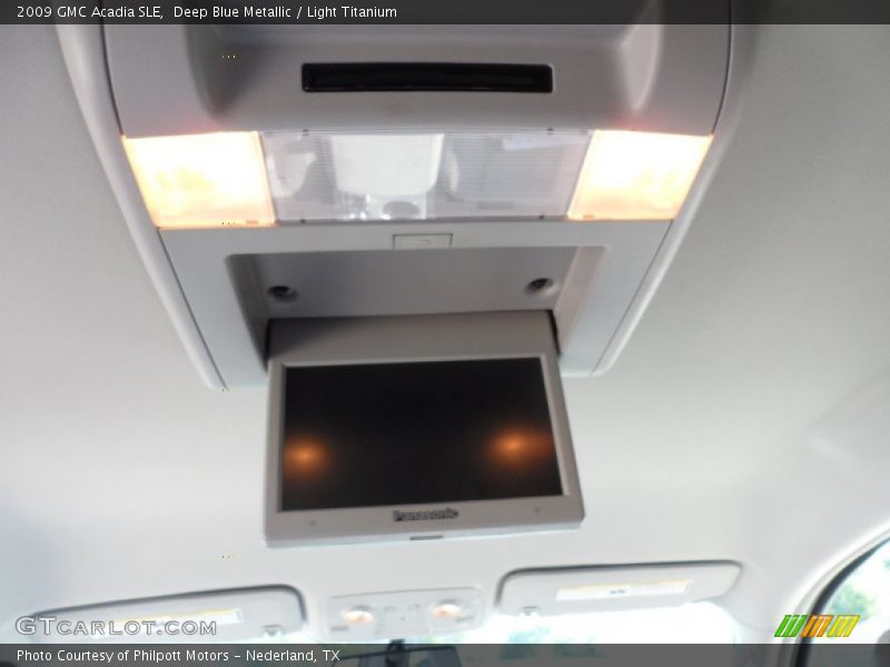 Deep Blue Metallic / Light Titanium 2009 GMC Acadia SLE