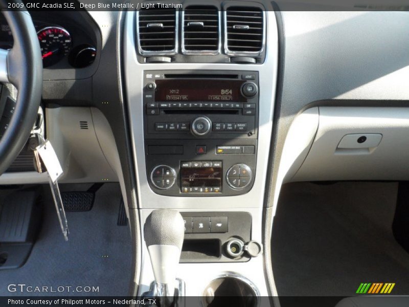 Deep Blue Metallic / Light Titanium 2009 GMC Acadia SLE