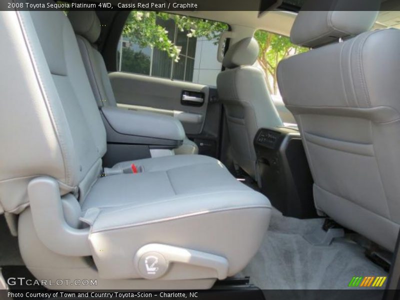 Cassis Red Pearl / Graphite 2008 Toyota Sequoia Platinum 4WD