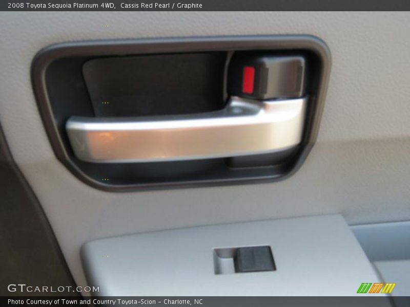 Cassis Red Pearl / Graphite 2008 Toyota Sequoia Platinum 4WD