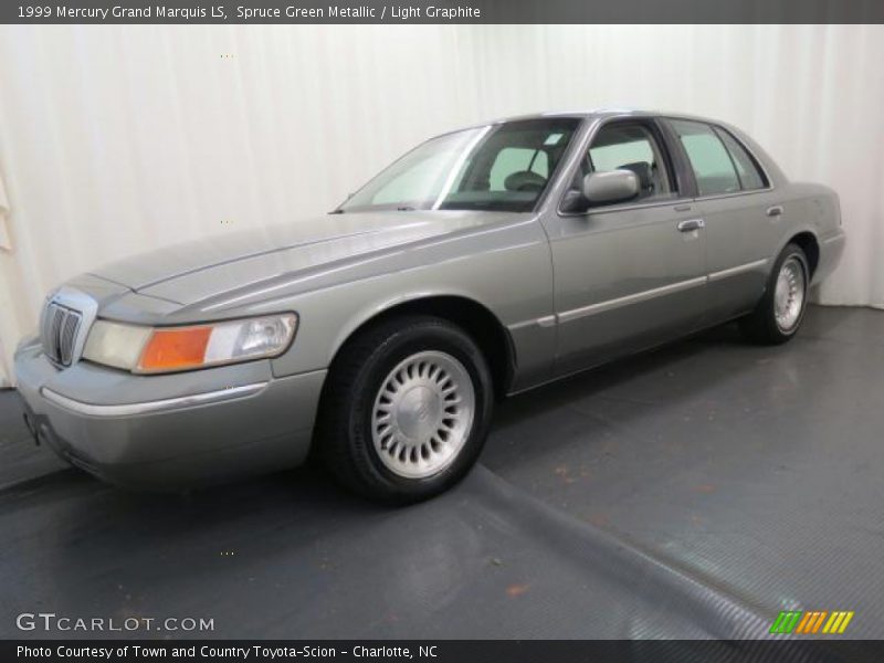 Spruce Green Metallic / Light Graphite 1999 Mercury Grand Marquis LS