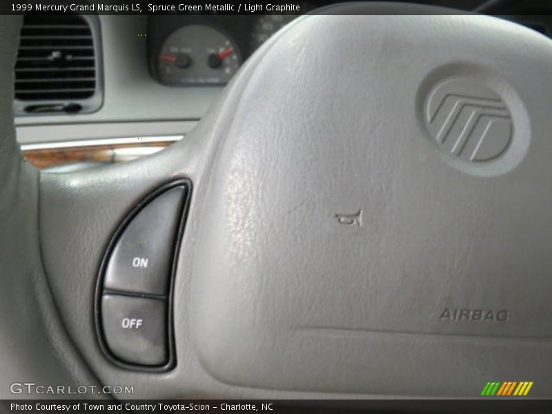 Spruce Green Metallic / Light Graphite 1999 Mercury Grand Marquis LS