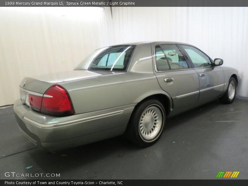 Spruce Green Metallic / Light Graphite 1999 Mercury Grand Marquis LS