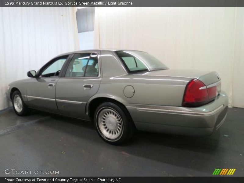 Spruce Green Metallic / Light Graphite 1999 Mercury Grand Marquis LS