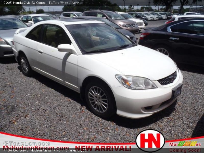 Taffeta White / Ivory 2005 Honda Civic EX Coupe
