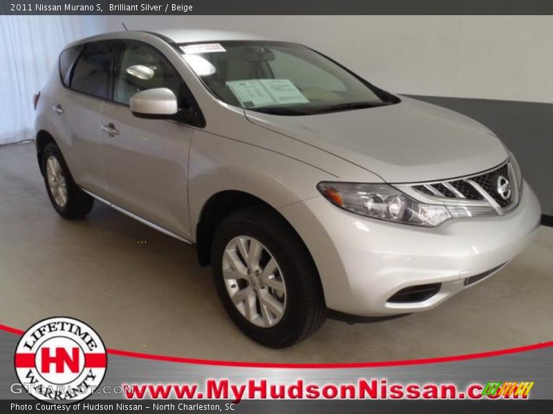 Brilliant Silver / Beige 2011 Nissan Murano S