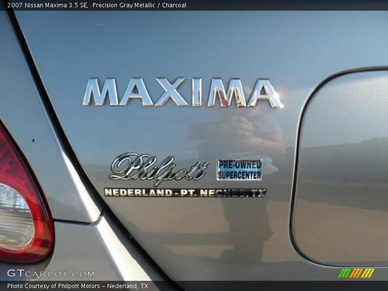 Precision Gray Metallic / Charcoal 2007 Nissan Maxima 3.5 SE
