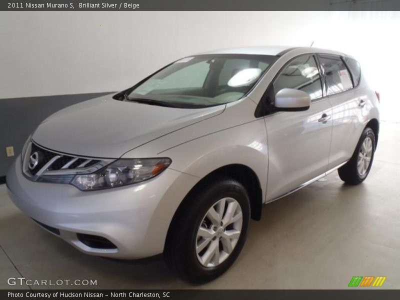 Brilliant Silver / Beige 2011 Nissan Murano S