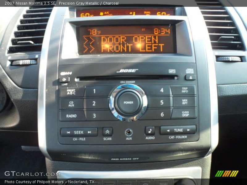 Precision Gray Metallic / Charcoal 2007 Nissan Maxima 3.5 SE