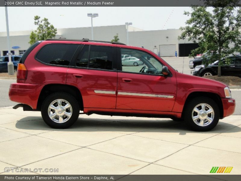 Magnetic Red Metallic / Medium Pewter 2004 GMC Envoy SLE
