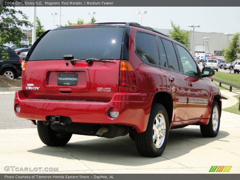 Magnetic Red Metallic / Medium Pewter 2004 GMC Envoy SLE