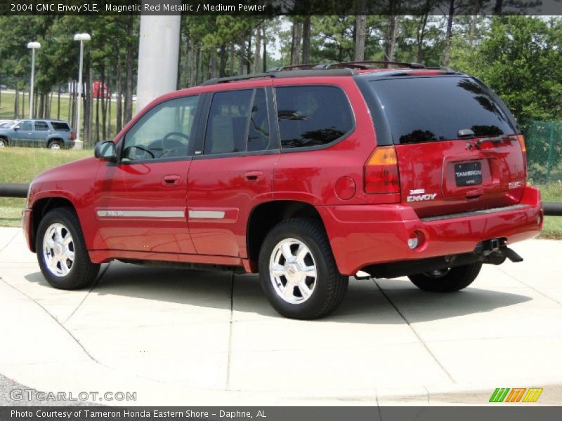 Magnetic Red Metallic / Medium Pewter 2004 GMC Envoy SLE