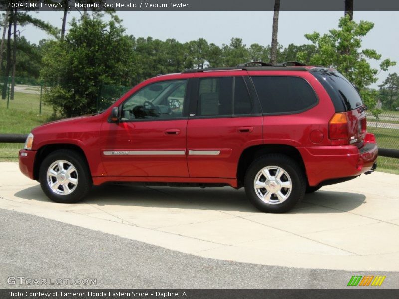 Magnetic Red Metallic / Medium Pewter 2004 GMC Envoy SLE