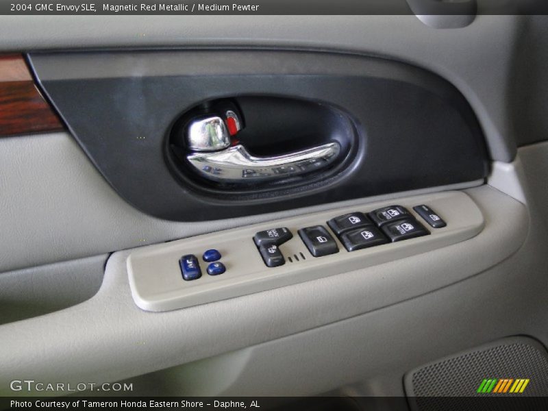 Magnetic Red Metallic / Medium Pewter 2004 GMC Envoy SLE