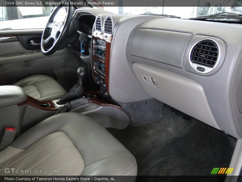 Magnetic Red Metallic / Medium Pewter 2004 GMC Envoy SLE