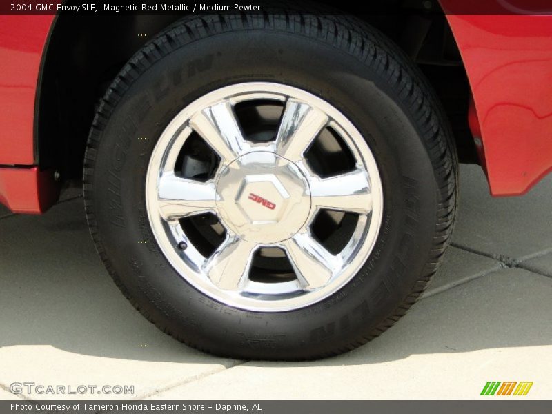 Magnetic Red Metallic / Medium Pewter 2004 GMC Envoy SLE