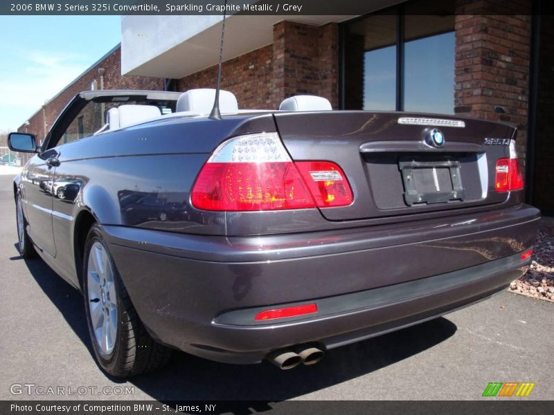 Sparkling Graphite Metallic / Grey 2006 BMW 3 Series 325i Convertible