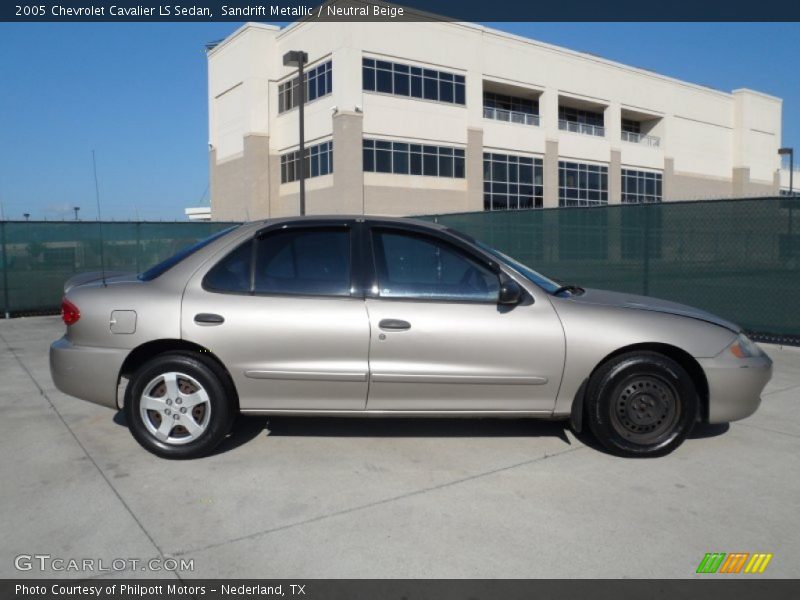 Sandrift Metallic / Neutral Beige 2005 Chevrolet Cavalier LS Sedan