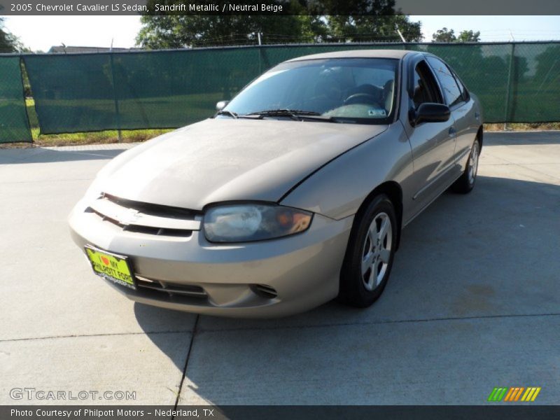 Sandrift Metallic / Neutral Beige 2005 Chevrolet Cavalier LS Sedan