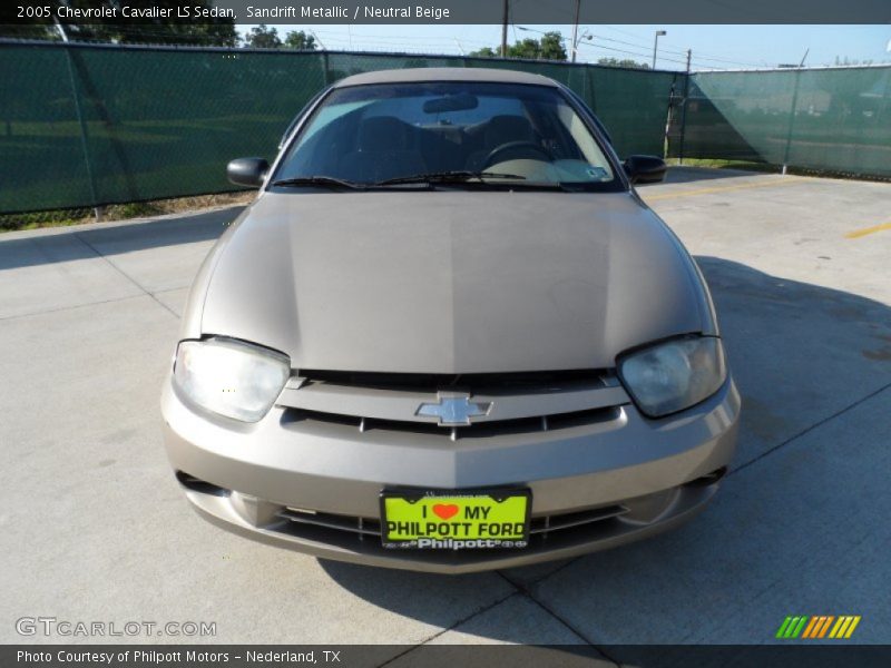 Sandrift Metallic / Neutral Beige 2005 Chevrolet Cavalier LS Sedan