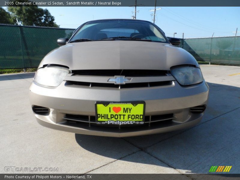 Sandrift Metallic / Neutral Beige 2005 Chevrolet Cavalier LS Sedan