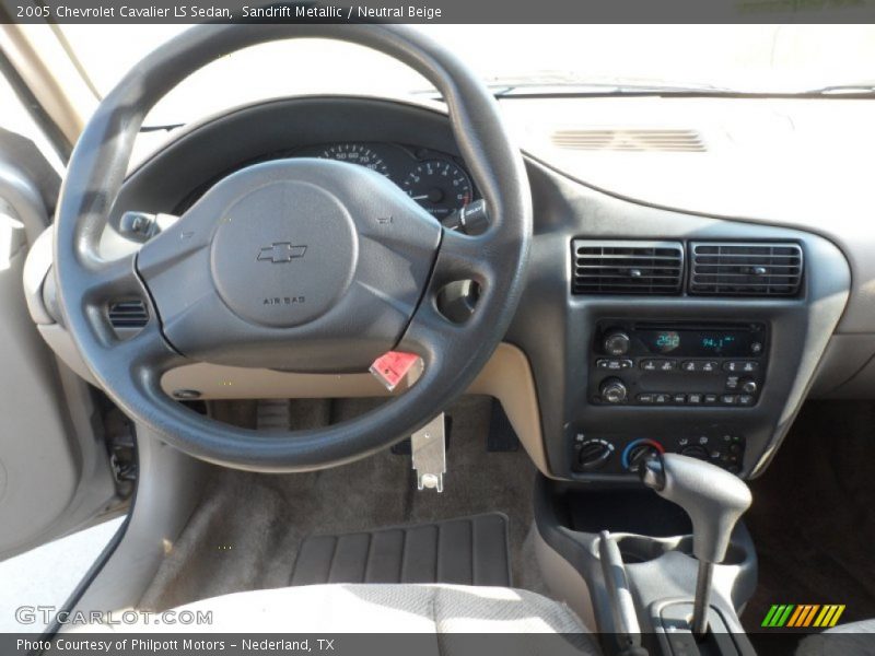 Dashboard of 2005 Cavalier LS Sedan