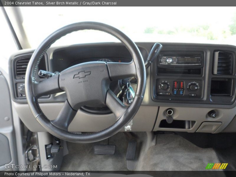 Silver Birch Metallic / Gray/Dark Charcoal 2004 Chevrolet Tahoe
