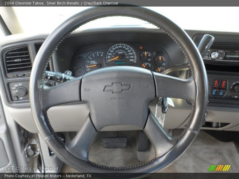 Silver Birch Metallic / Gray/Dark Charcoal 2004 Chevrolet Tahoe